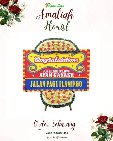 Sewa Papan Bunga Motoboi Besar